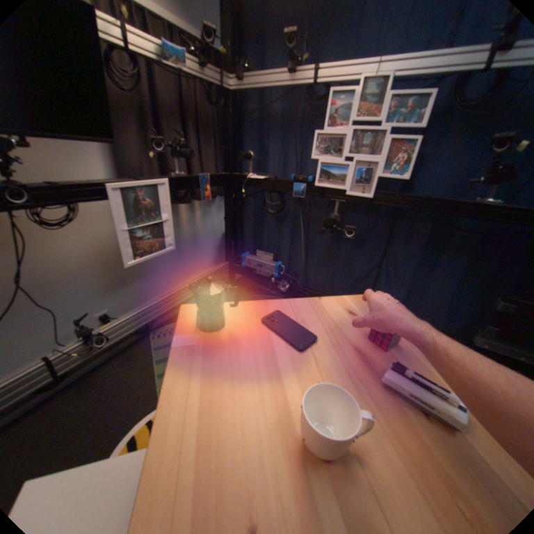 Temporal gaze saliency on the observed frame